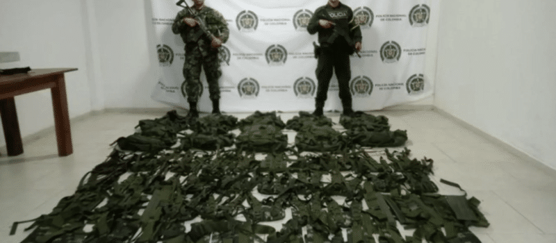 Ejército incauta prendas militares entre Chigorodó y Dabeiba