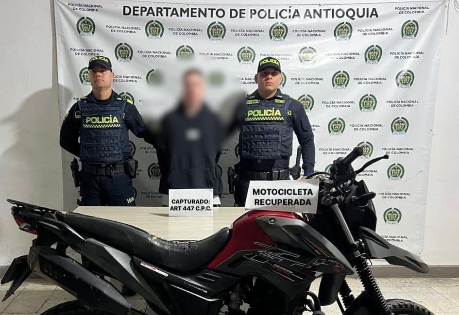 Iba muy campante en moto ajena y me lo pillaron en el pueblo de Sonsón